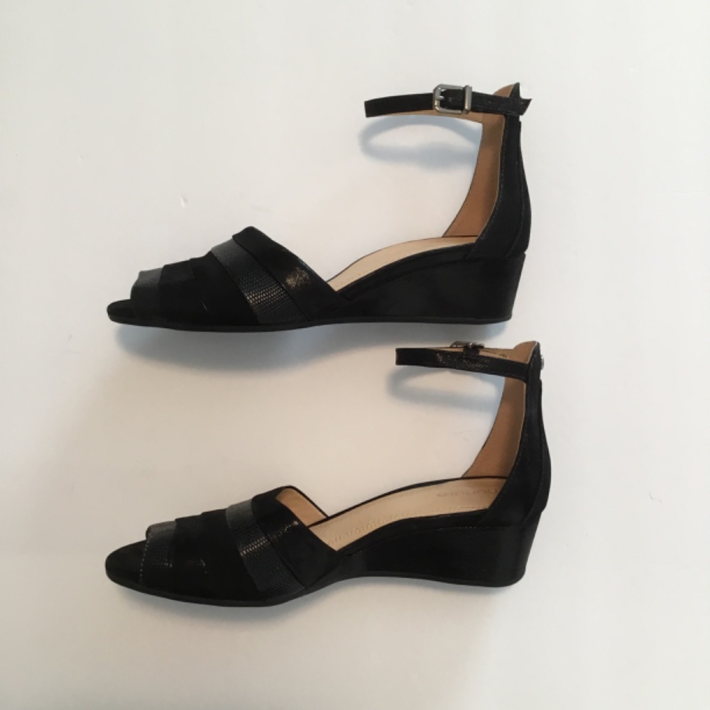 Nurture Leather/ Suede Shoes Balck Size 7.5 - Picture 3 of 6